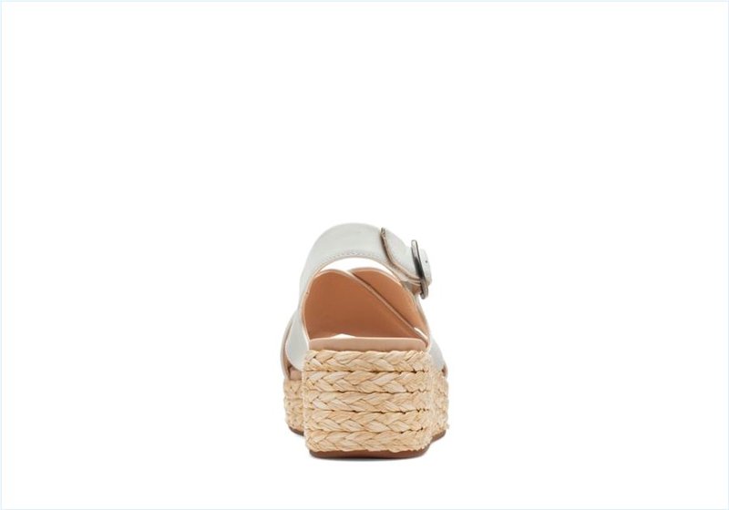  Kimmei Cross / White Leather Womens Sandals