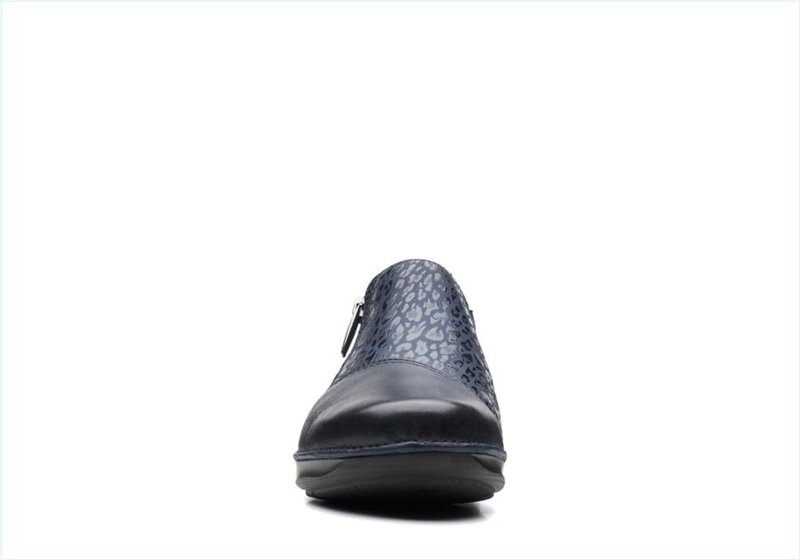  Appley Zip / Navy Combination Womens Shoes