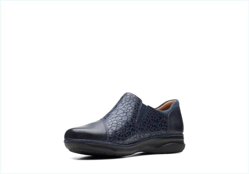  Appley Zip / Navy Combination Womens Shoes