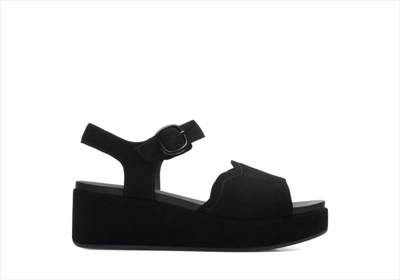  Kimmei Way / Black Suede Womens Sandals