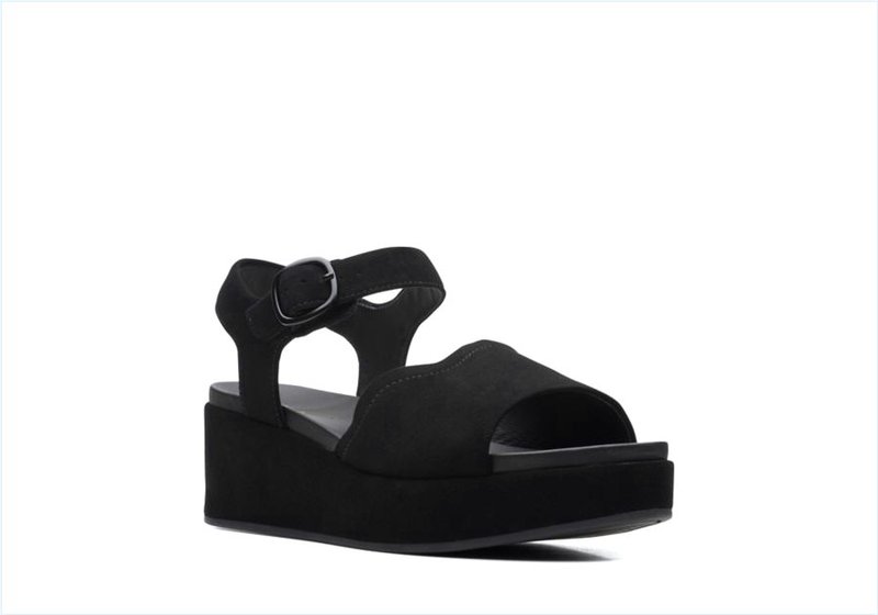  Kimmei Way / Black Suede Womens Sandals