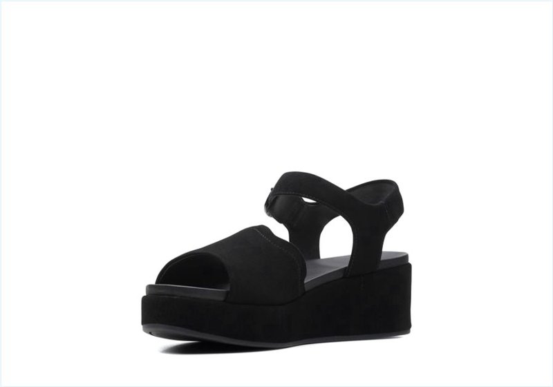  Kimmei Way / Black Suede Womens Sandals