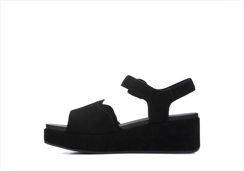  Kimmei Way / Black Suede Womens Sandals