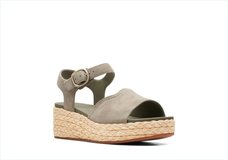  Kimmei Way / Olive Suede Womens Sandals