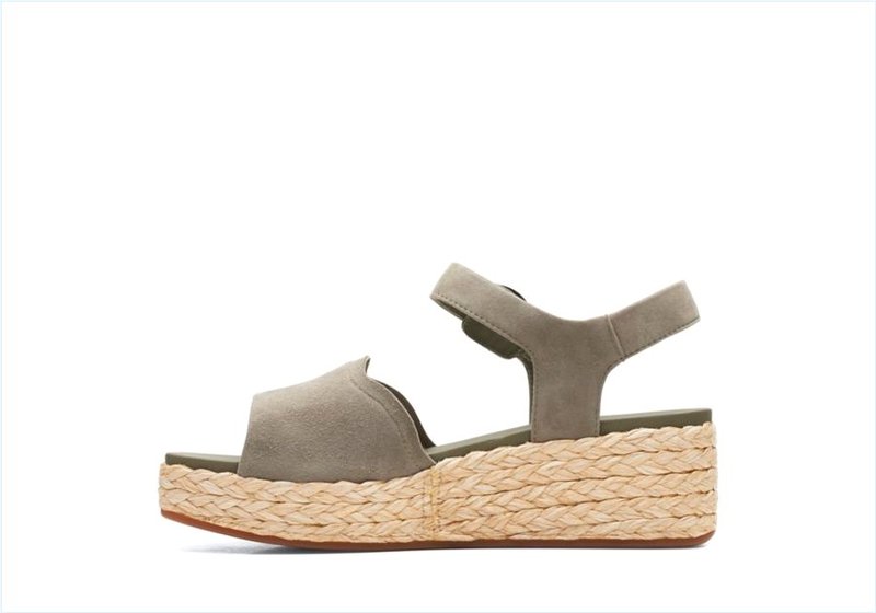  Kimmei Way / Olive Suede Womens Sandals