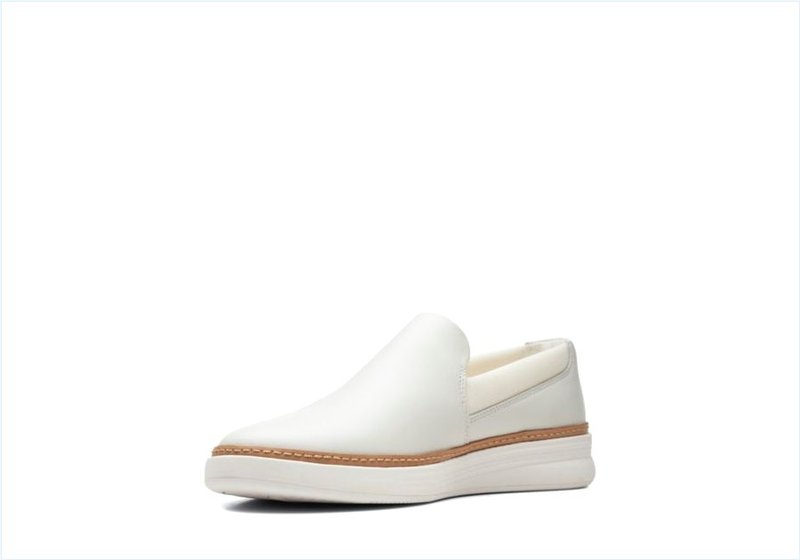  Kerris Stride / White Leather Womens Sport Shoes