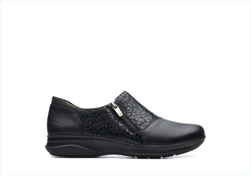  Appley Zip / Black Combination Womens Shoes