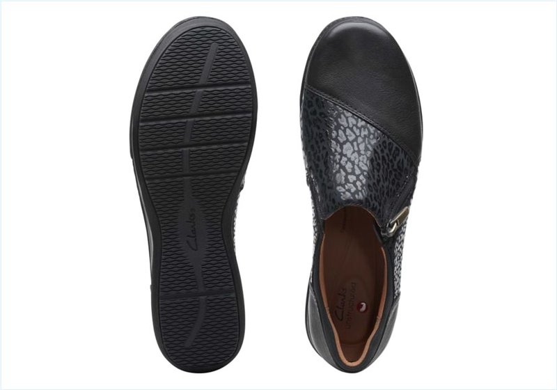  Appley Zip / Black Combination Womens Shoes