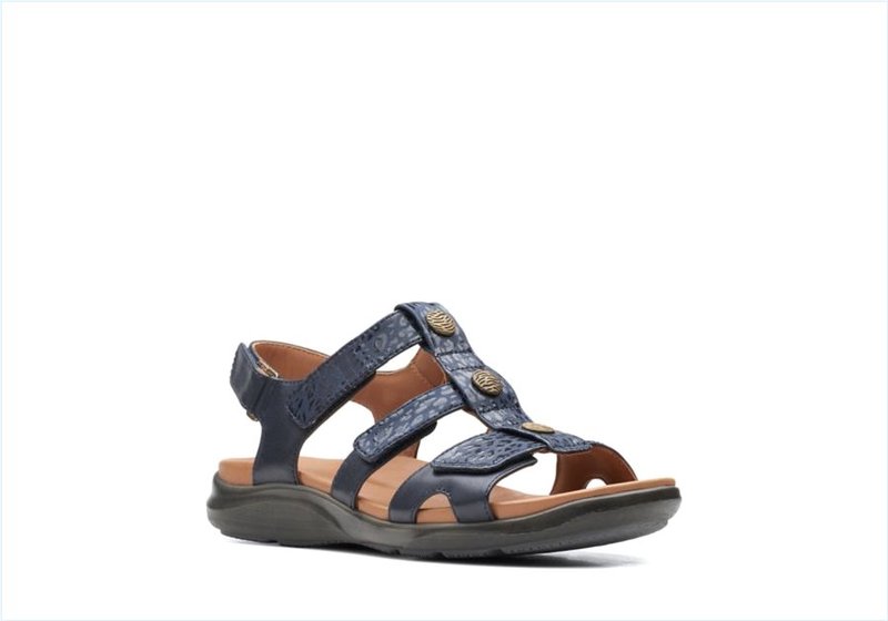  Kylyn Step / Navy Combination Womens Sandals