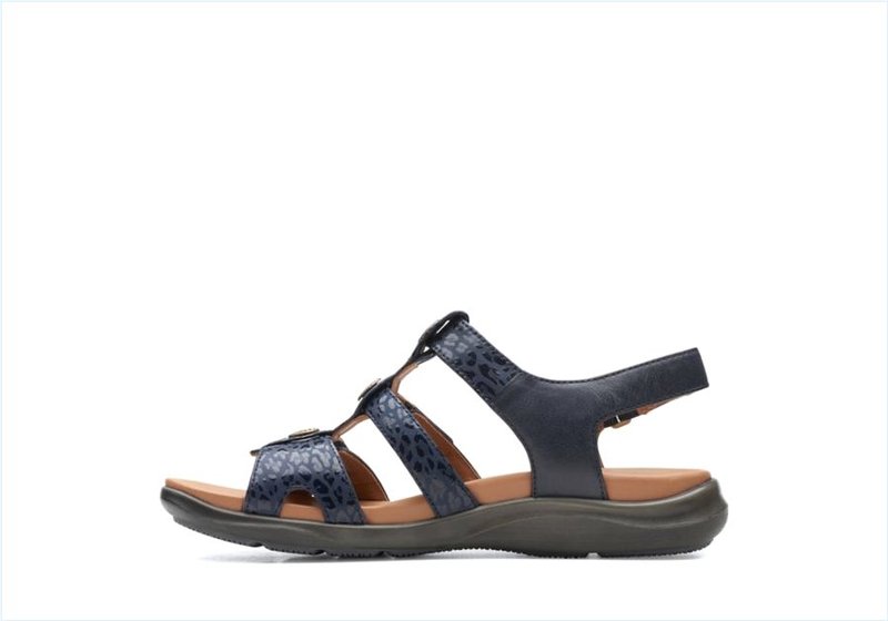  Kylyn Step / Navy Combination Womens Sandals