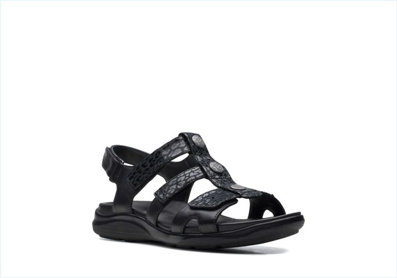  Kylyn Step / Black Combination Womens Sandals