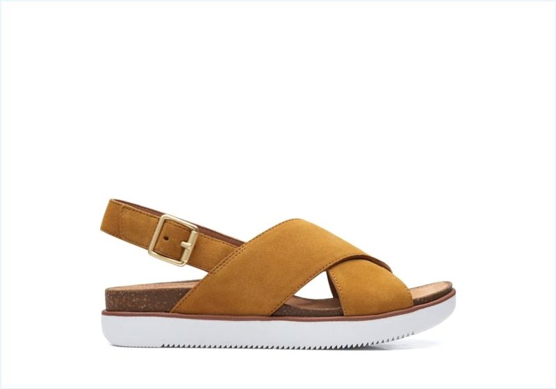  Elayne Cross / Ochre Womens Sandals