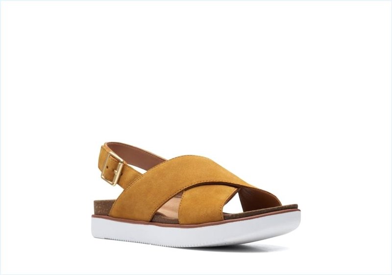  Elayne Cross / Ochre Womens Sandals