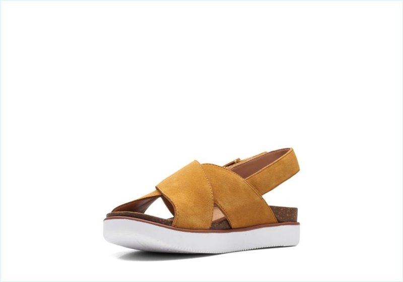  Elayne Cross / Ochre Womens Sandals