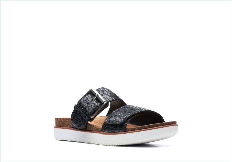  Elayne Ease / Black Nubuck Womens Sandals