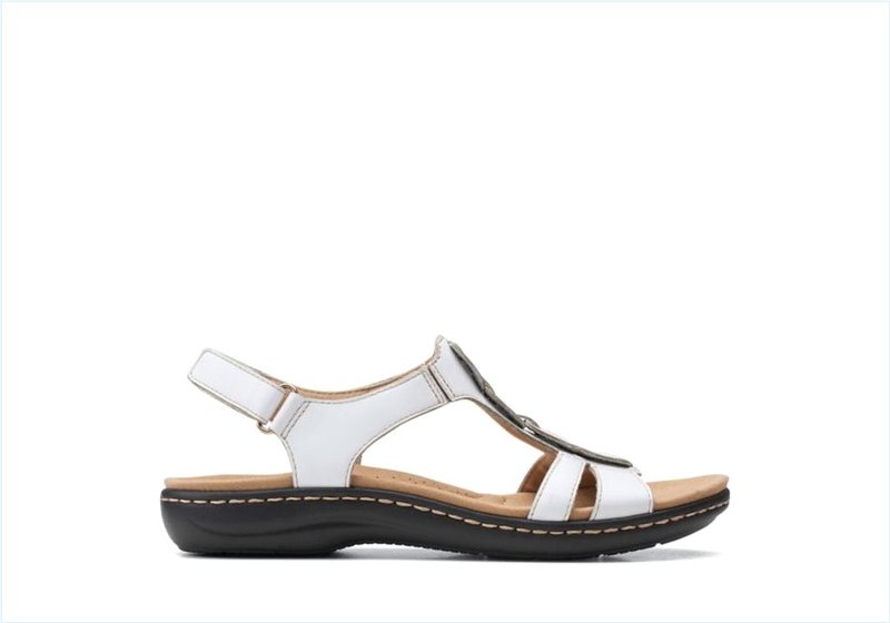  Laurieann Kay / White Leather Womens Sandals