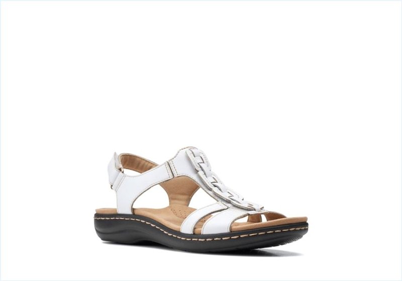  Laurieann Kay / White Leather Womens Sandals