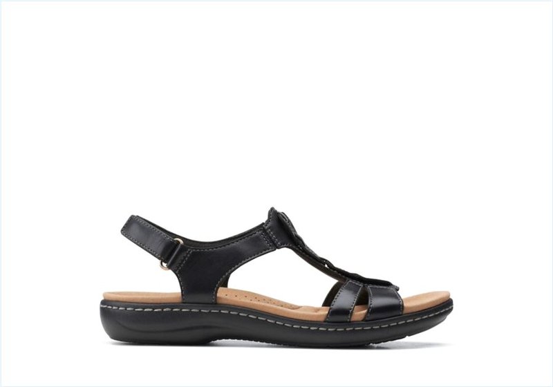  Laurieann Kay / Black Leather Womens Sandals