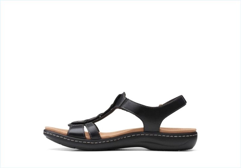  Laurieann Kay / Black Leather Womens Sandals