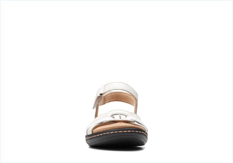  Laurieann Sela / White Leather Womens Sandals