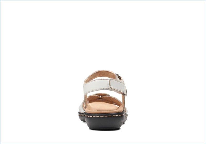  Laurieann Sela / White Leather Womens Sandals