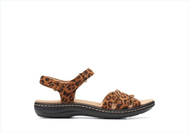  Laurieann Sela / Leopard Print Womens Sandals