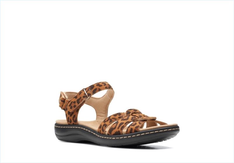  Laurieann Sela / Leopard Print Womens Sandals