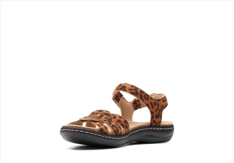  Laurieann Sela / Leopard Print Womens Sandals