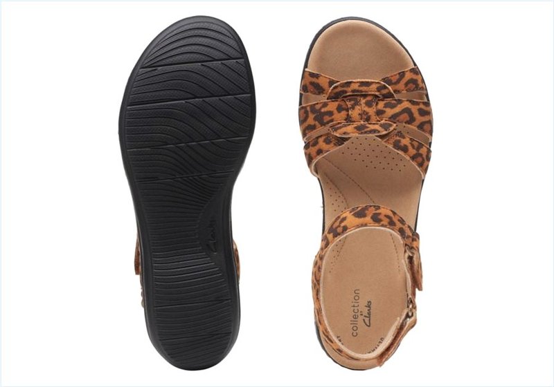  Laurieann Sela / Leopard Print Womens Sandals