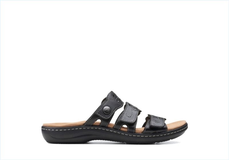  Laurieann Echo / Black Leather Womens Sandals