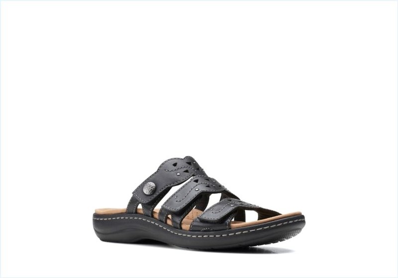  Laurieann Echo / Black Leather Womens Sandals