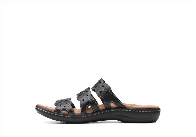  Laurieann Echo / Black Leather Womens Sandals