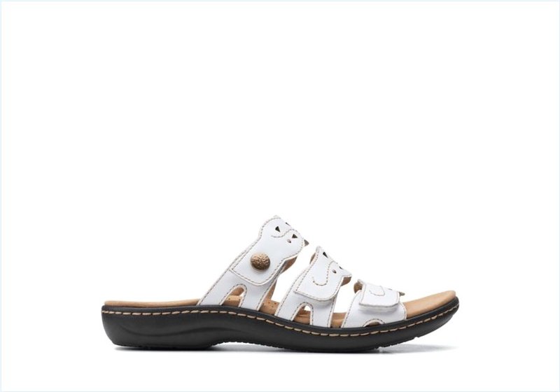  Laurieann Echo / White Leather Womens Sandals