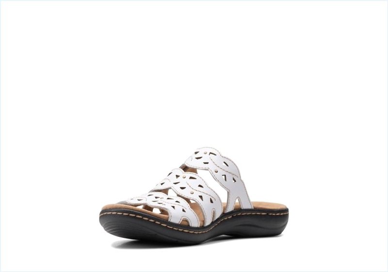  Laurieann Echo / White Leather Womens Sandals