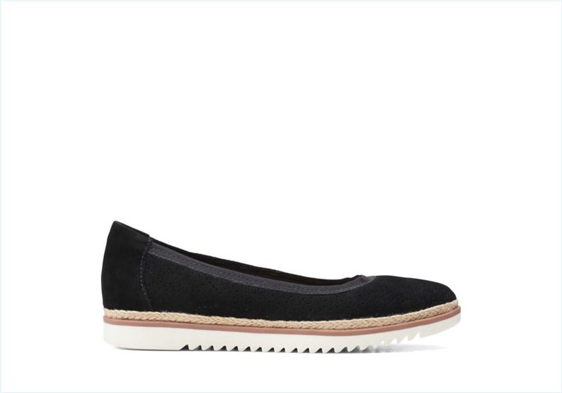  Serena Kellyn / Black Suede Womens Shoes