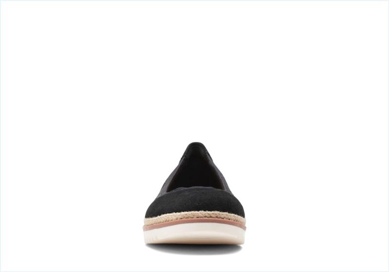  Serena Kellyn / Black Suede Womens Shoes