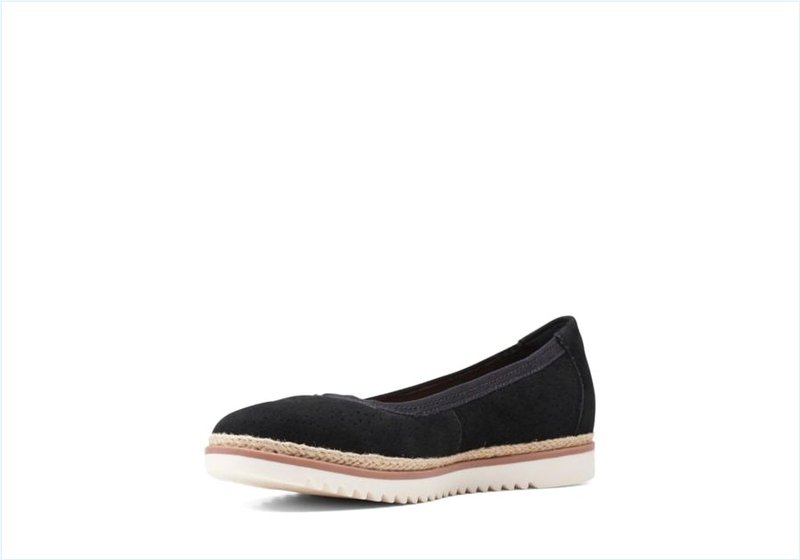  Serena Kellyn / Black Suede Womens Shoes