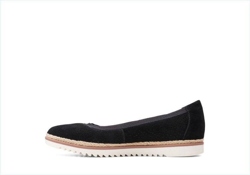  Serena Kellyn / Black Suede Womens Shoes