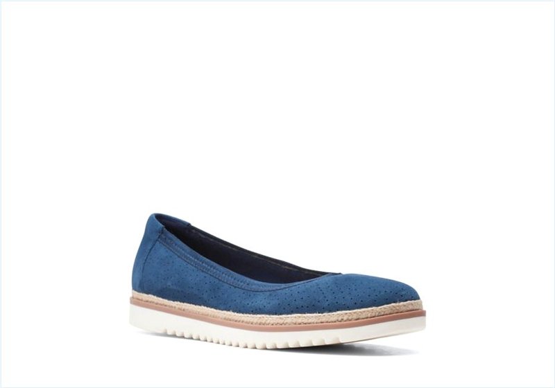  Serena Kellyn / Navy Suede Womens Shoes