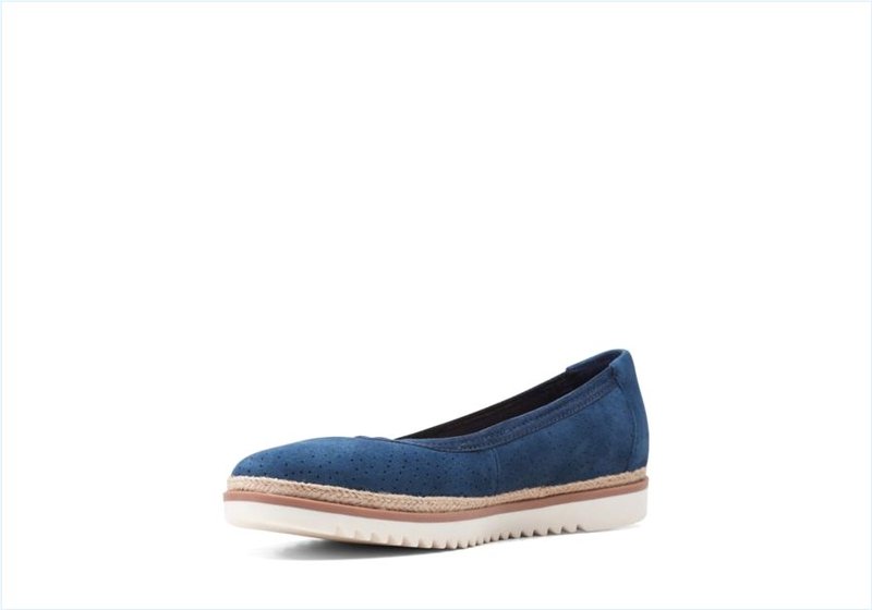  Serena Kellyn / Navy Suede Womens Shoes