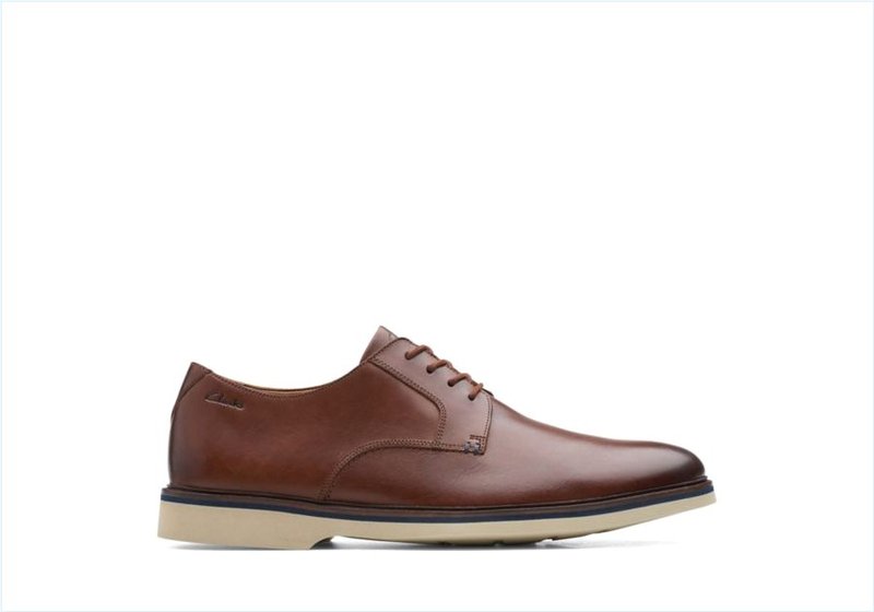  Malwood Plain / Dark Tan Leather Mens Shoes