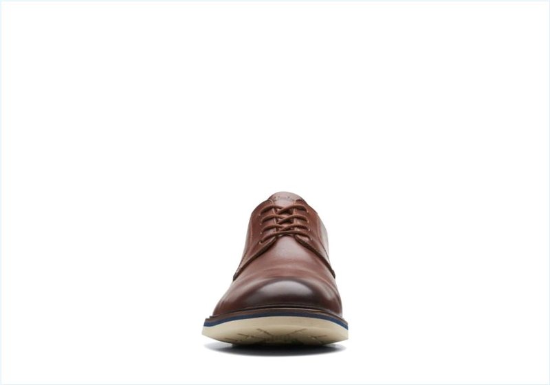  Malwood Plain / Dark Tan Leather Mens Shoes