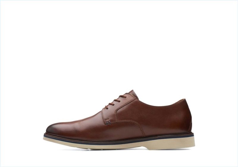  Malwood Plain / Dark Tan Leather Mens Shoes