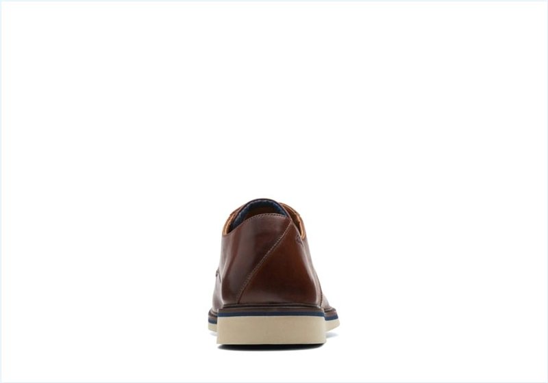  Malwood Plain / Dark Tan Leather Mens Shoes