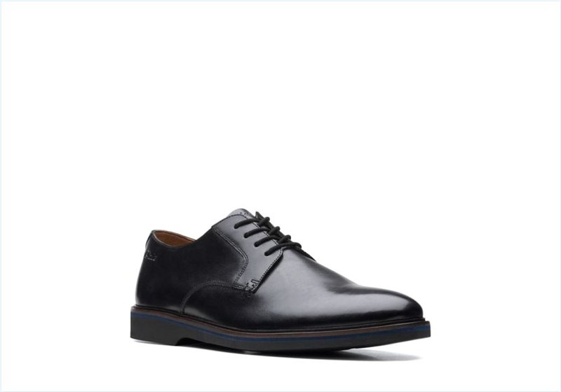  Malwood Plain / Black Leather Mens Shoes