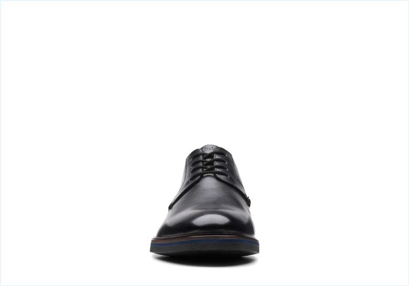  Malwood Plain / Black Leather Mens Shoes