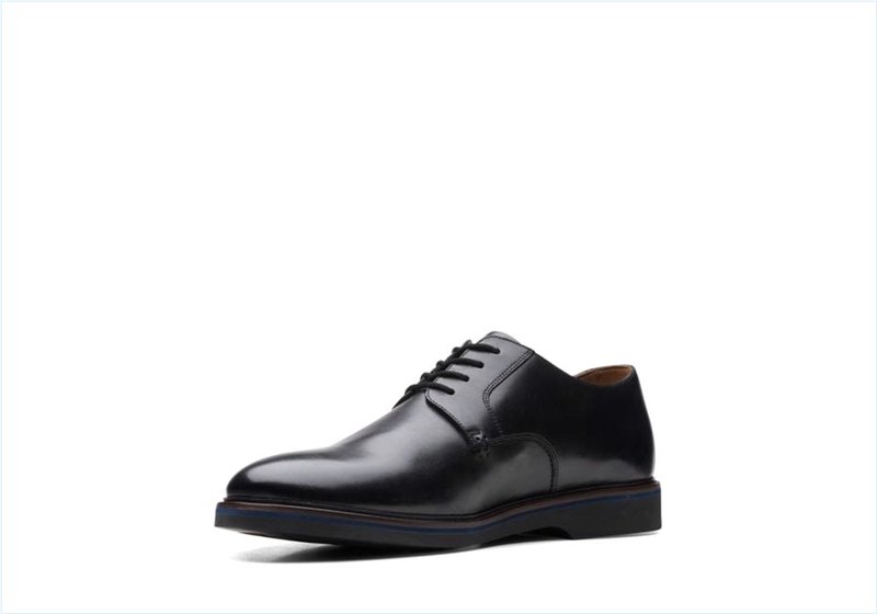  Malwood Plain / Black Leather Mens Shoes