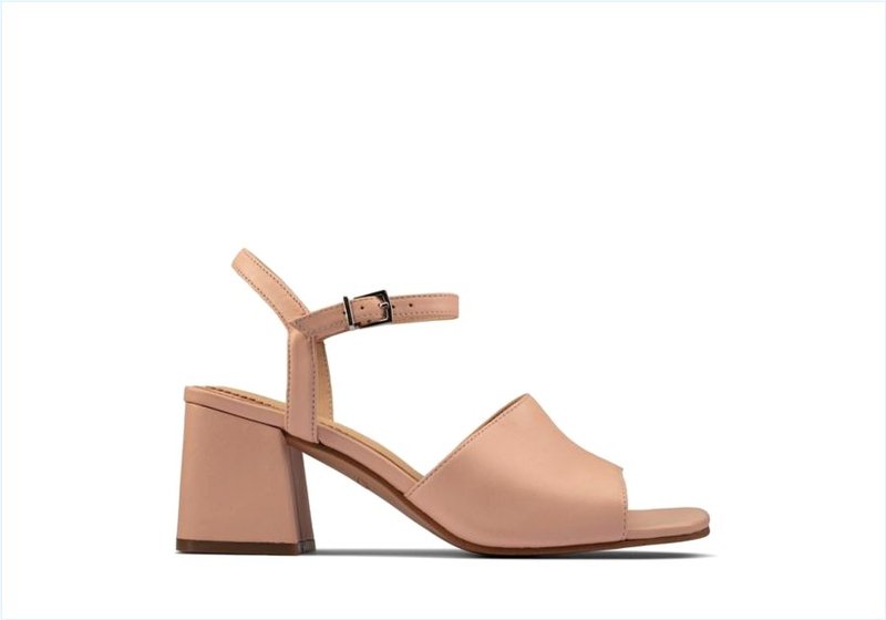  Sheer65 Block / Light Pink Leather Womens Sandals