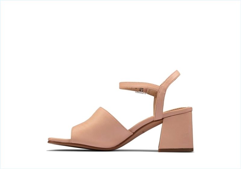  Sheer65 Block / Light Pink Leather Womens Sandals