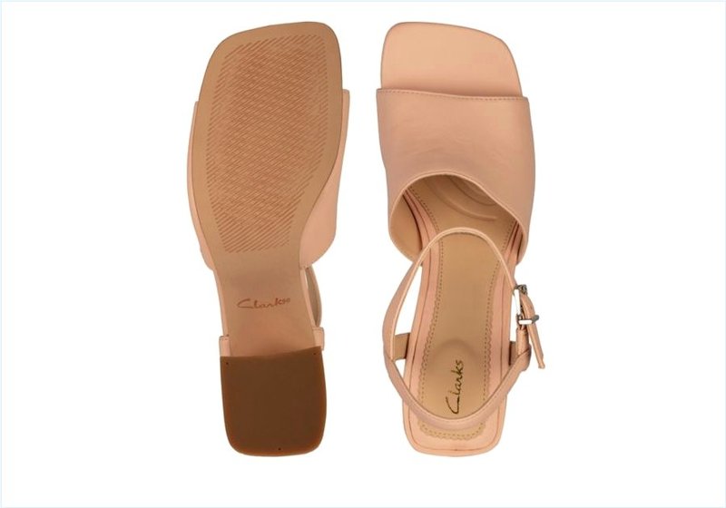  Sheer65 Block / Light Pink Leather Womens Sandals